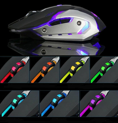 Ninja Dragon Stealth Wireless Silent LED Gaming Mouse