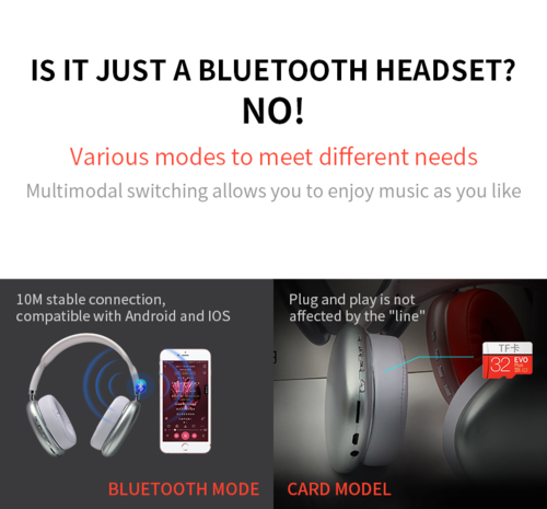 Wireless  HIFI  Bluetooth Headphones