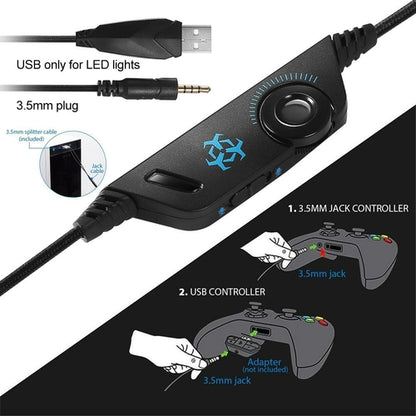 Dragon  LED Gaming Headset with Microphone